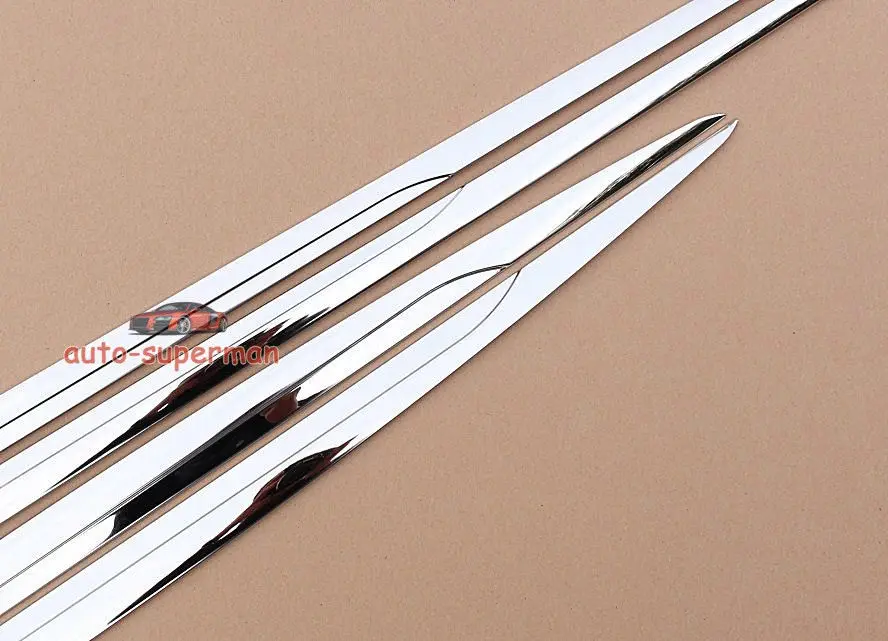 6 шт. S/Сталь корпус боковой двери литье Накладка Chrome для LEXUS RX350 450 2016|side molding|trim