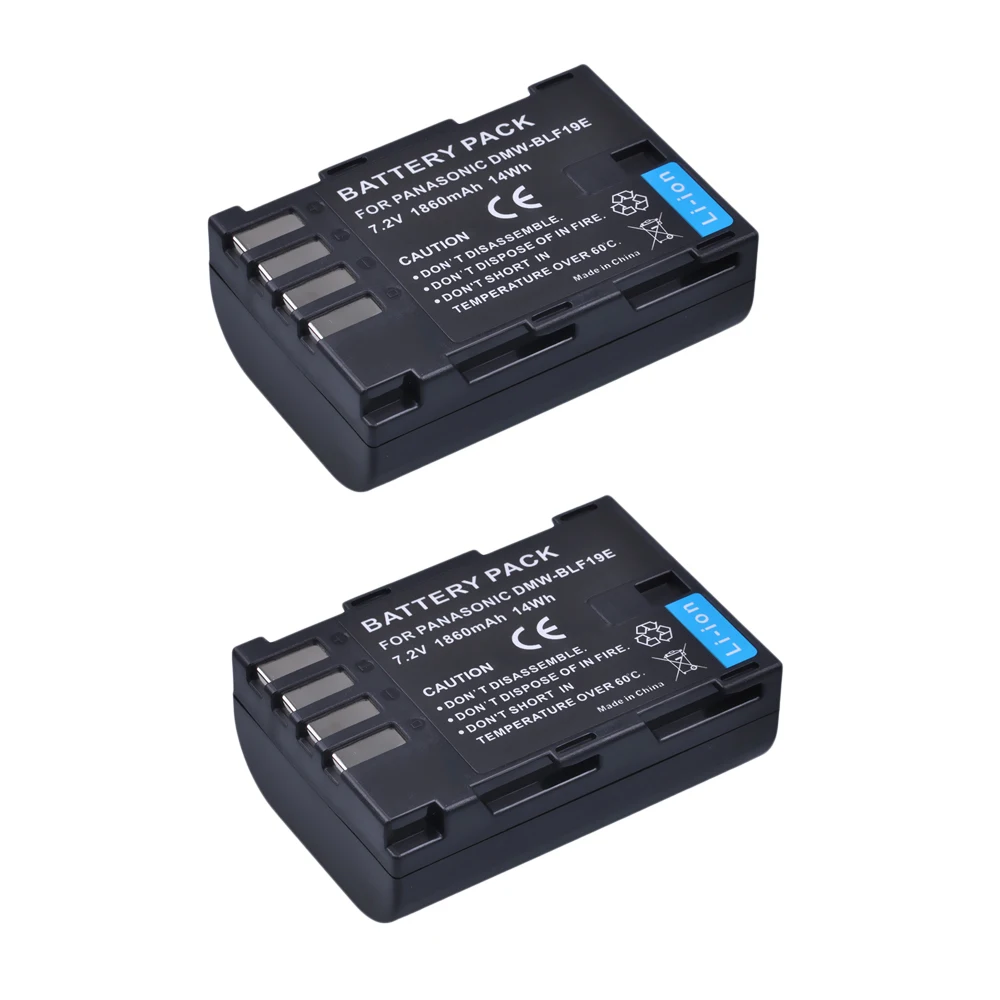 Batteria Per Fotocamera Powertrust Dmw-Blf19 Dmw-Blf19E Per Panasonic Lumix Gh3 Gh4 Gh5 Dmw-Blf19Pp