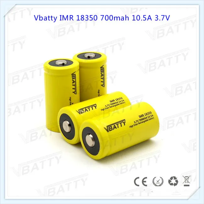 18350 700mah 3.7V 6