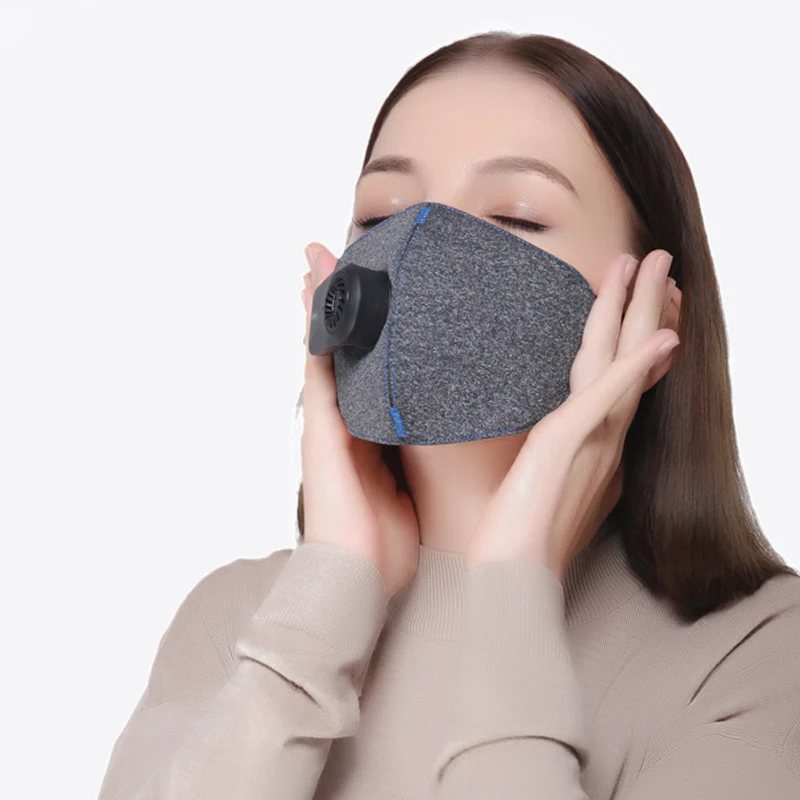 In Stock Xiaomi Purely Anti-Pollution Air Mask With Smart PM2.5 Rechargeable Filter Three-dimensional Structure Excellent Purify