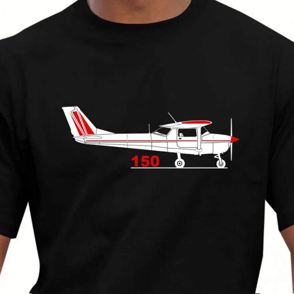 

2019 Newest Letter Print Aeroclassic PPL Pilot Cessna 150 Aircraft Inspired Aeroclassic T Shirts O-Neck Tops