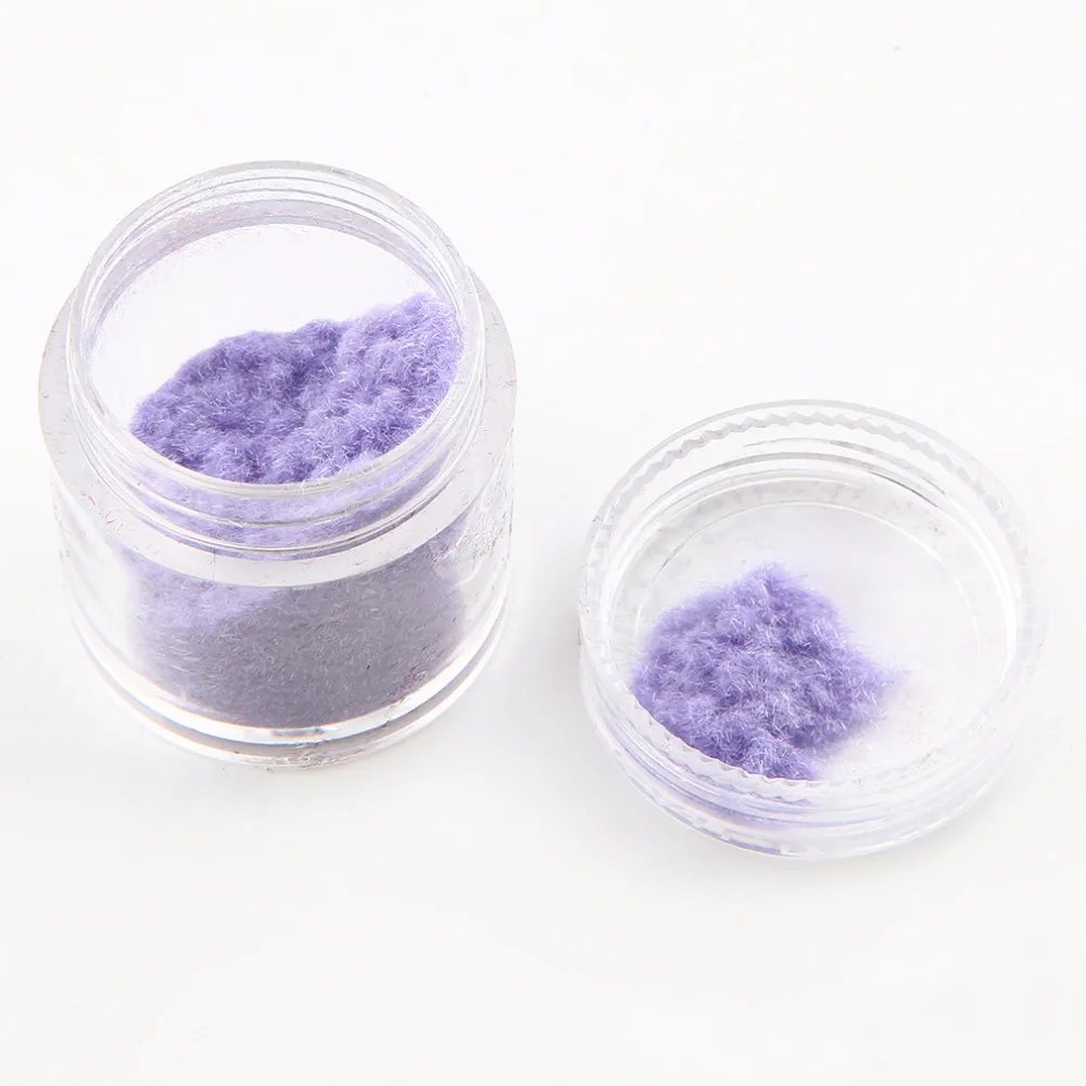 Nail Art Flocking Velvet Liquid Glitter Powder Polish UV GEL Tips
