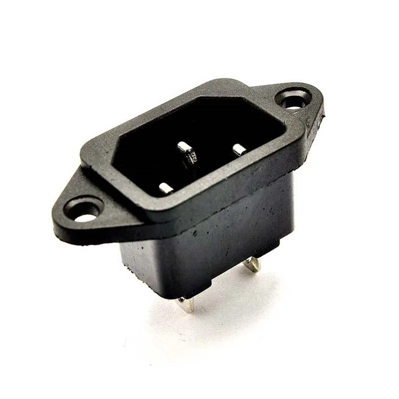 

5 Pcs 3P IEC 320 C14 Male Plug Panel Power Inlet Sockets Connectors AC 250V 10A