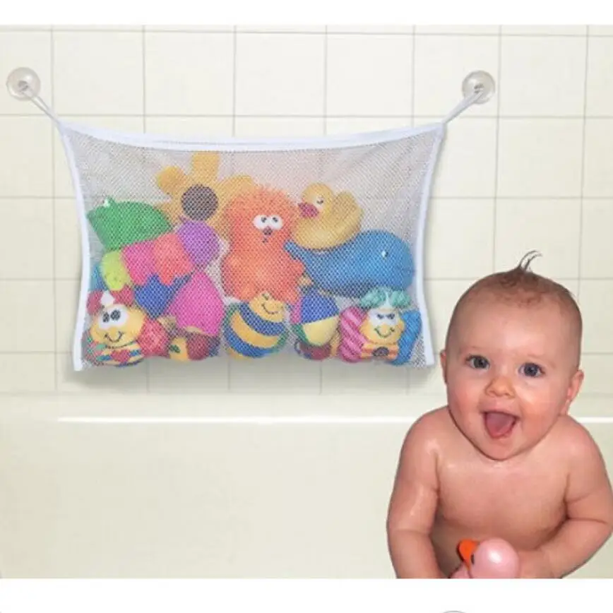 Детская сетчатая корзина с делениями детская игрушка для ванной сетка для хранения Складная подвесная сумка органайзер для ванной детская ванночка - Цвет: Baby tub 1