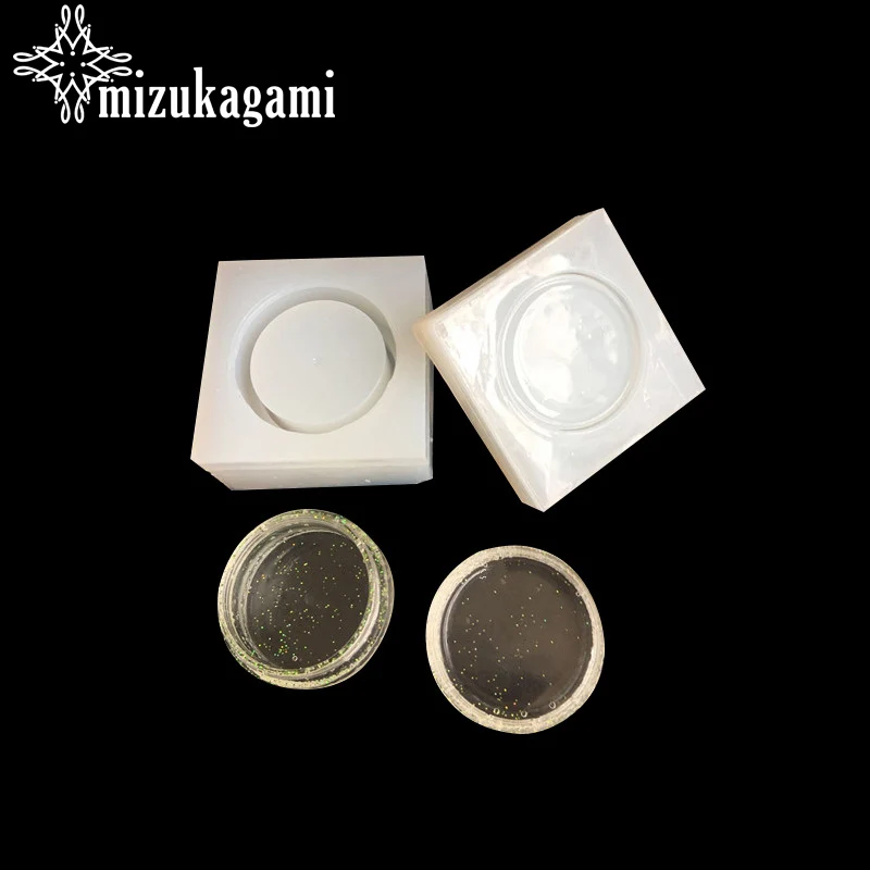 

1pcs UV Resin Jewelry Liquid Silicone Mold Round Homemade Small Box Resin Molds For DIY Making Jewelry