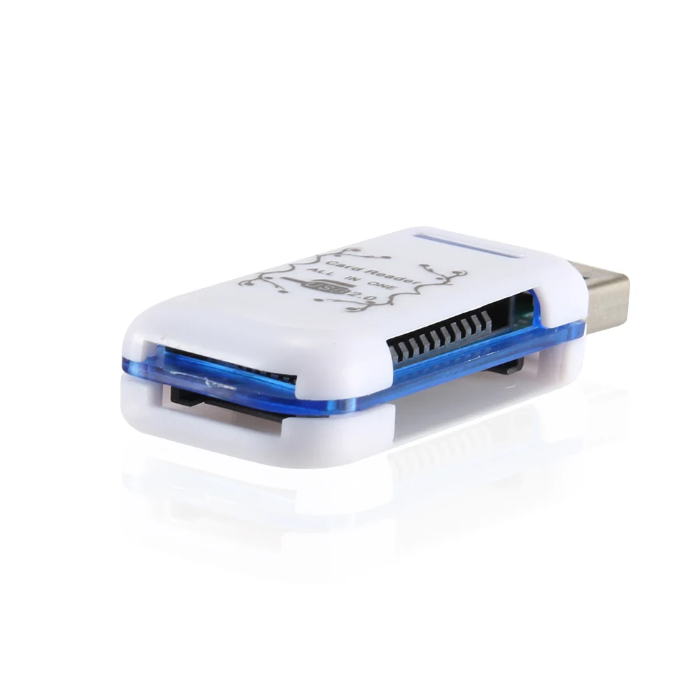 

Etmakit 4 In 1 USB 2.0 Card Reader Multi-Functional SD TF MS M2 Readers for PC Tablet Laptop Computer NK-Shopping