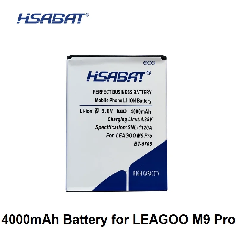 

HSABAT BT-5705 4000mAh Battery for LEAGOO M9 Pro Batteries