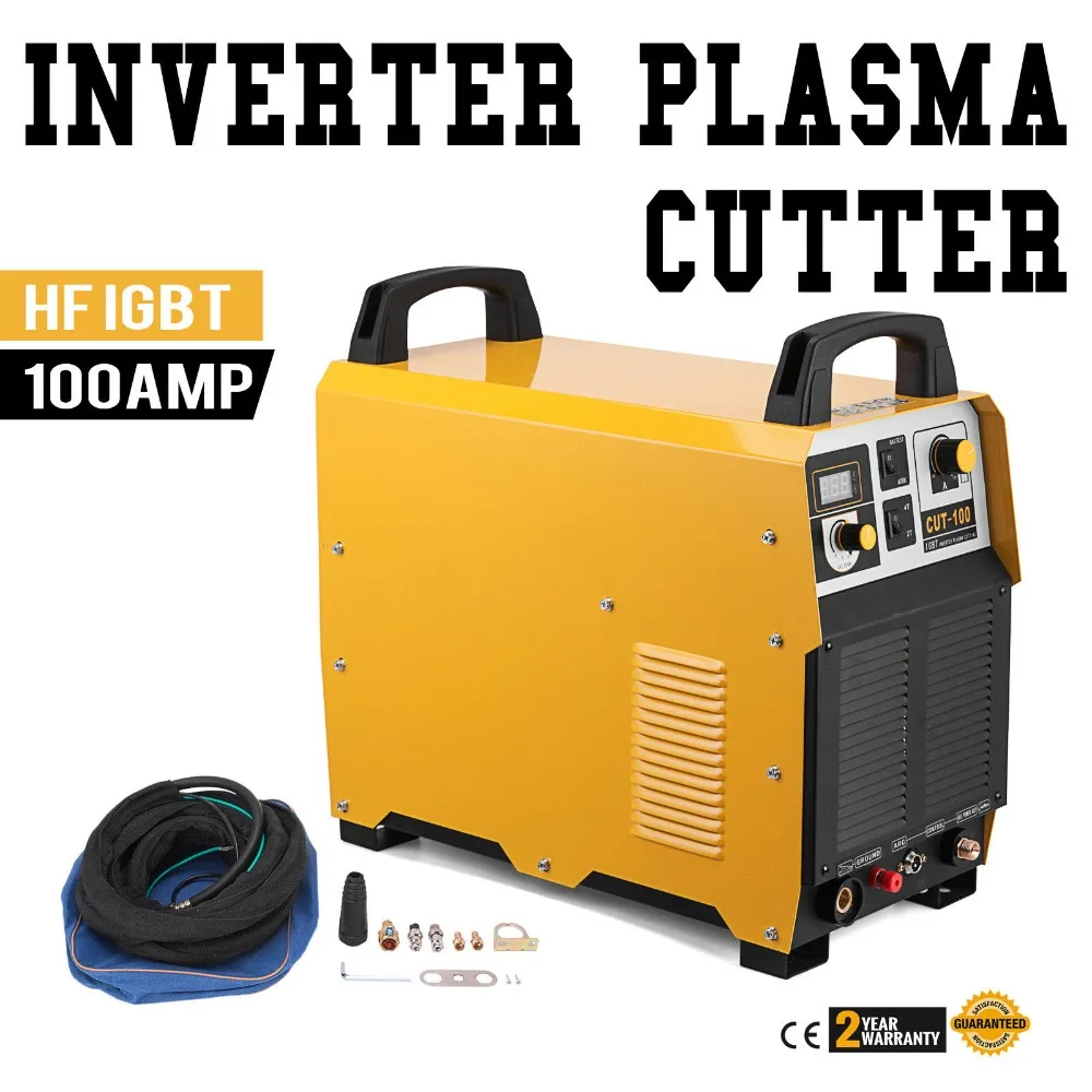 Плазменный резак Pilot Arc CUT 100 Amp цифровой бтиз Inverter максимальная резка 35 мм|Машины