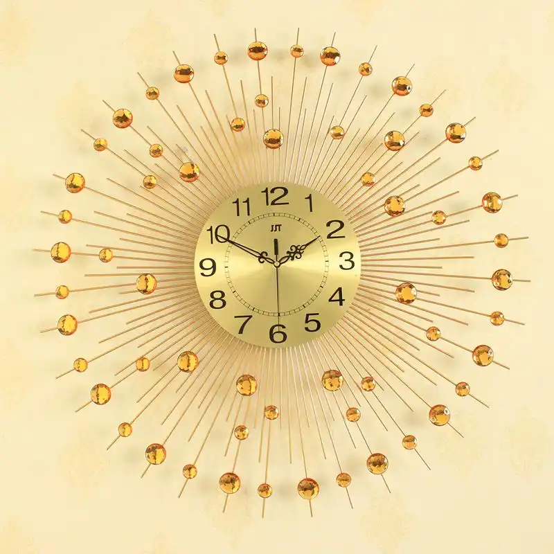 reloj de pared grande 3d diseno moderno decoracion de pared para el hogar relojes para sala de estar reloj silencioso de hierro forjado