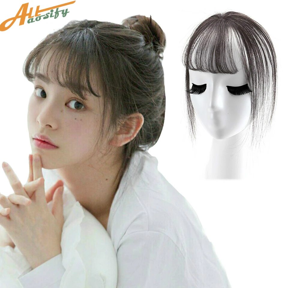 Buy Allaosify bangs Female Short Fake Hair Bangs Women