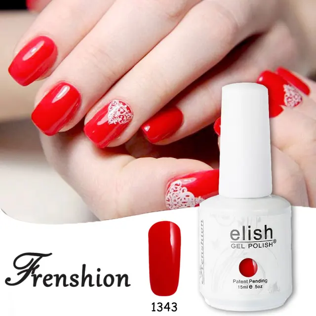 Frenshion De Noël Rouge Vernis semi permanent UV Gel Vernis À Ongles Gel Polonais Art Coloris