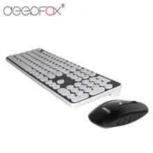 DeepFox 2,4G Беспроводная клавиатура и мышь мультимедийная клавиатура мышь комбо набор для ноутбука ноутбук Mac Настольный ПК