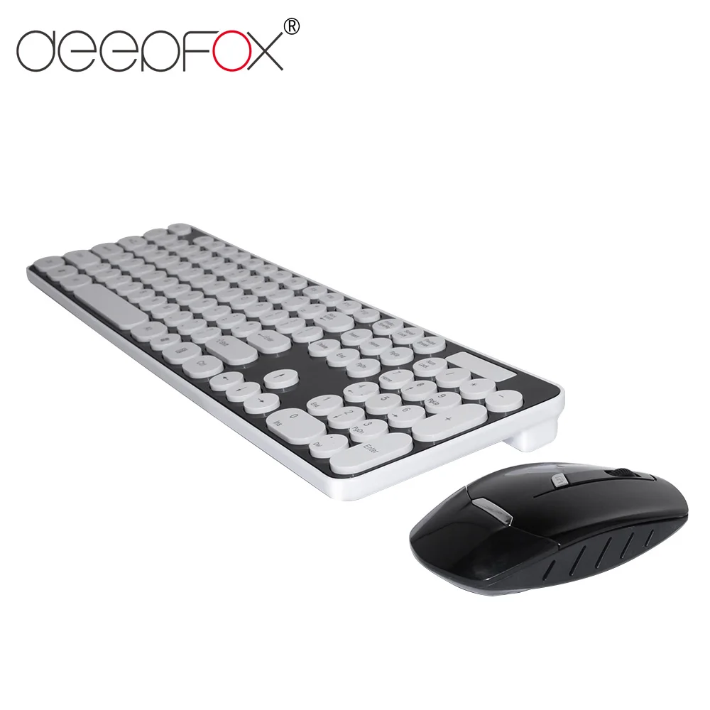 DeepFox 2 4G Беспроводная клавиатура и мышь мультимедийная комбинированный набор для