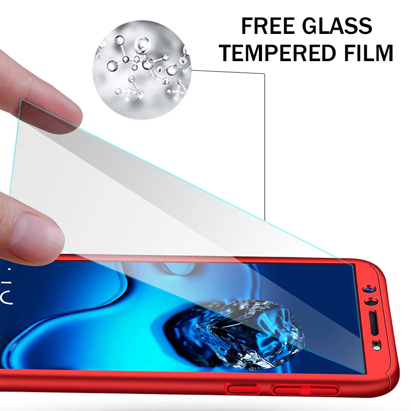 Чехол с полным покрытием 360 градусов для Huawei Y9 2019 Y7 Y6 Prime Pro 2018 Y5 2017 Nova 4 4e 3 3i 3e 2 2S 2i Lite