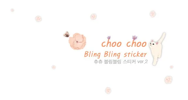 Корейский Choo Bling наклейка с украшениями милый кот наклейка эпоксидная 3D наклейка Скрапбукинг