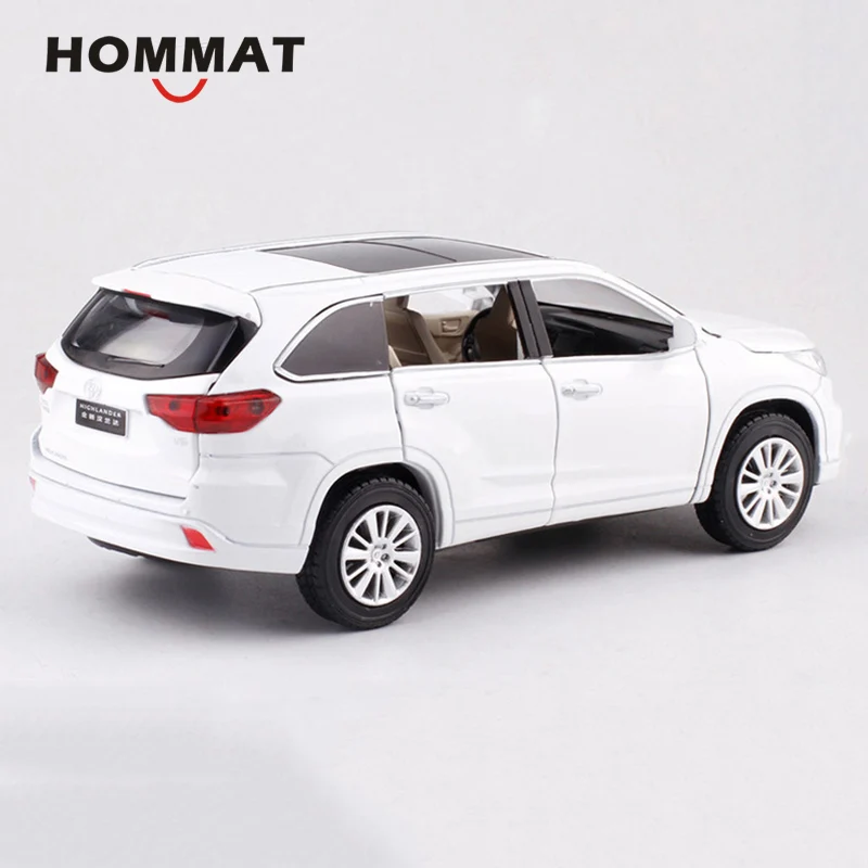 Hommate моделирование 1:32 Toyota Highlander SUV внедорожный автомобиль сплав литая модель