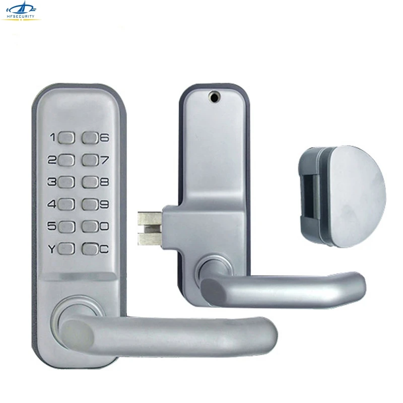 HFSECURITY Digital Keyless Password Handle Door Lock Smart Safe Electric Code Door Lock HF LC8B
