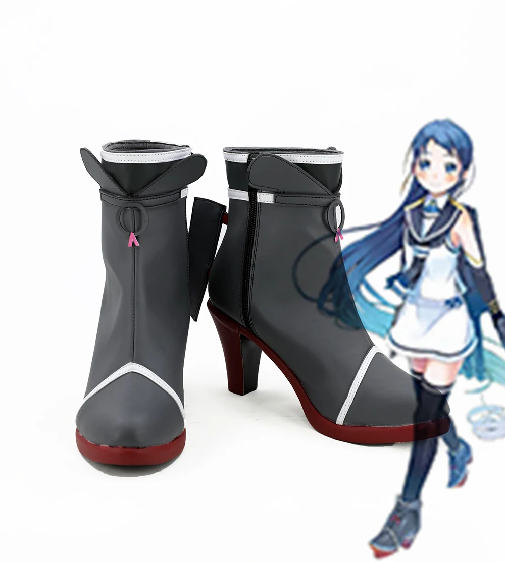 

Обувь kanglue Samidare для косплея Kantai Collection Samidare, сапоги для косплея на высоком каблуке, изготовленные на заказ, любого размера