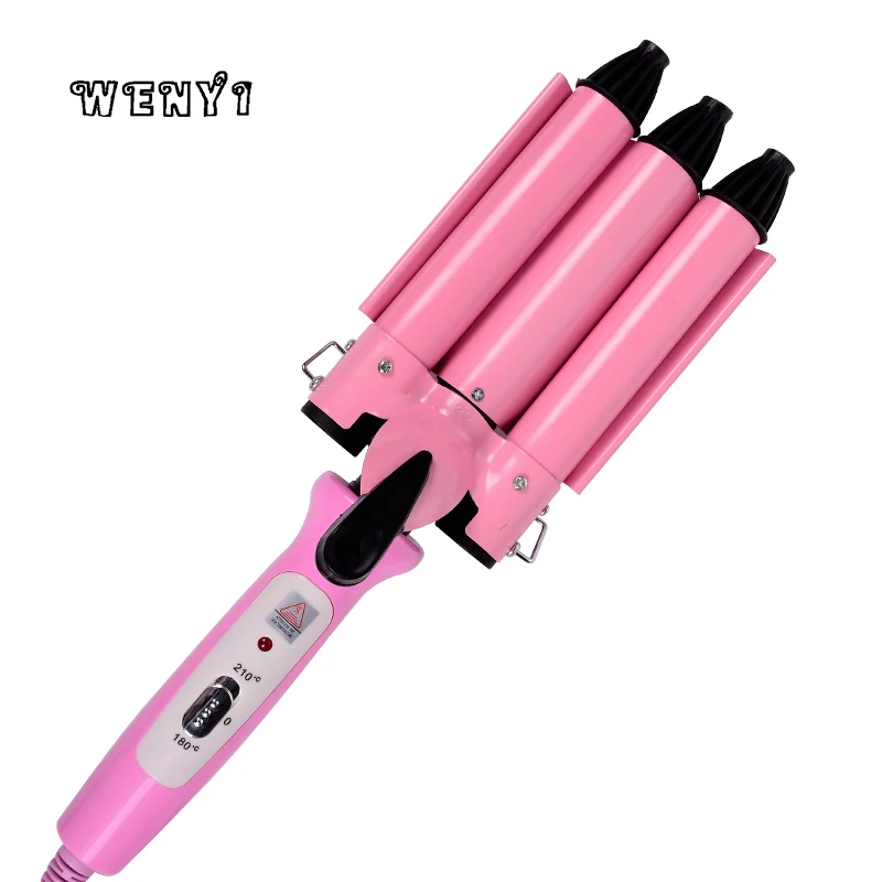 Professional Electric Hair Curler 3 Barrels Fast Heat Curling Wand Iron