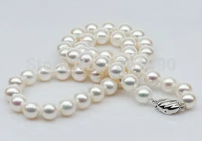 

xd 003474 Charming 18"11-12mm genuine south seas pearl necklace