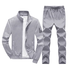 Men Tracksuits with Pants New Gyms Set Plus Size M-4XL Male Spring Two Piece Clothing Casual Track Suit Sportswear Sweatsuits