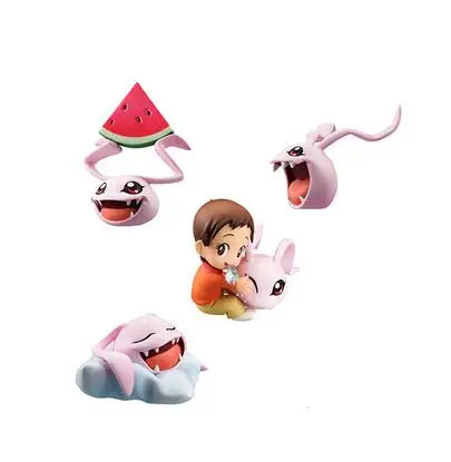 

New Arrival 4 pcs. / Lot 5cm PVC Japanese Anime drawing Digital Monster / digimons figure collectible toy model brinquedos