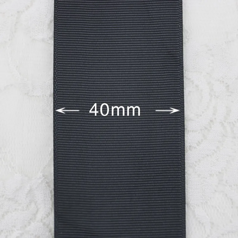 5 м/лот) 40 мм черная корсажная лента подарочная упаковка рождественские украшения ленты