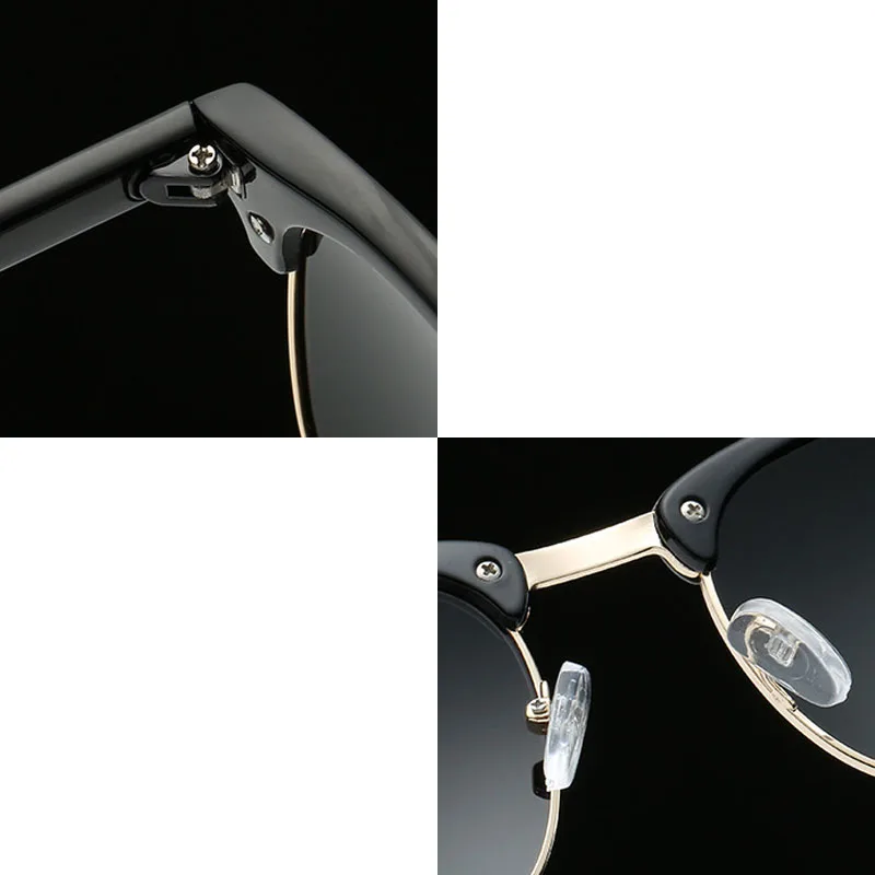 KEITHION Popular Brand Design Retro Sunglasses women Mens Polarized Summer Style Sun Glasses Rivet Frame Colorful Coating Shades