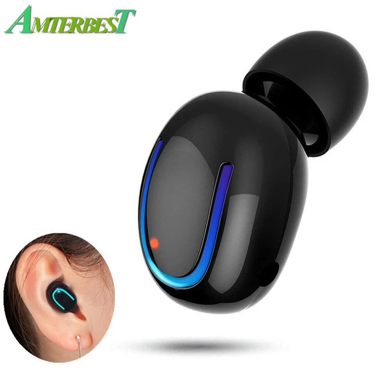 

AMTERBEST Wireless Earbuds Bluetooth Earphones Mini Stereo Headphones Sports Headset Built-in HD Microphone for Android Phones