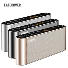 Latecomer Q8 New Bluetooth Portable Speaker High-definition dual Wireless speakers with Mic TF FM Radio Loudspeakers Sound Box
