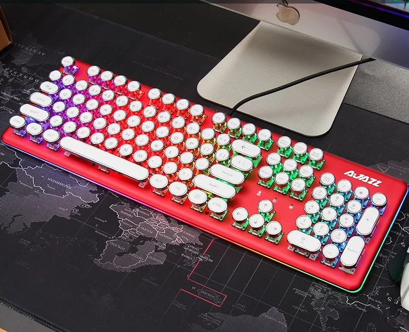Клавиатура Ajazz AK43 Механическая игровая 104 клавиш USB RGB подсветка|Клавиатуры| |