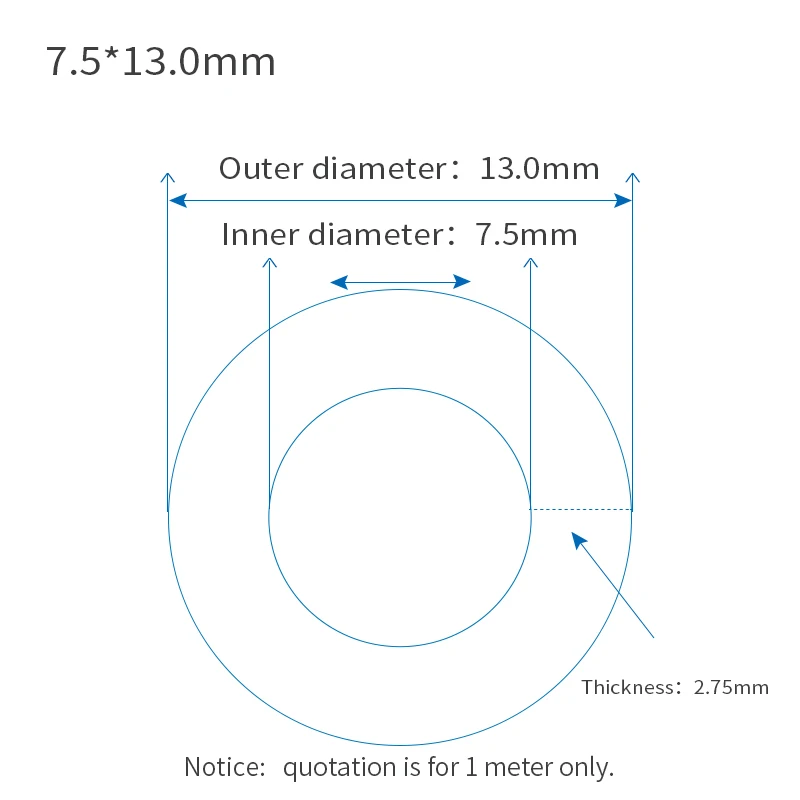 Kamoer перистальтический насос Кремниевая трубка/Пищевая трубка - Цвет: 7.5mm and 13.0mm