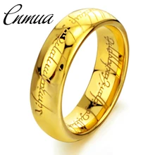 Fashion The Lord of The Ring, Men Rings and Women Rings ,Gold Silver and Black Color Couple Ring Titanium Steel Jewelry Fashion The Lord of The Ring, Men Rings and Women Rings ,Gold Silver and Black Color Couple Ring Titanium Steel Jewelry
