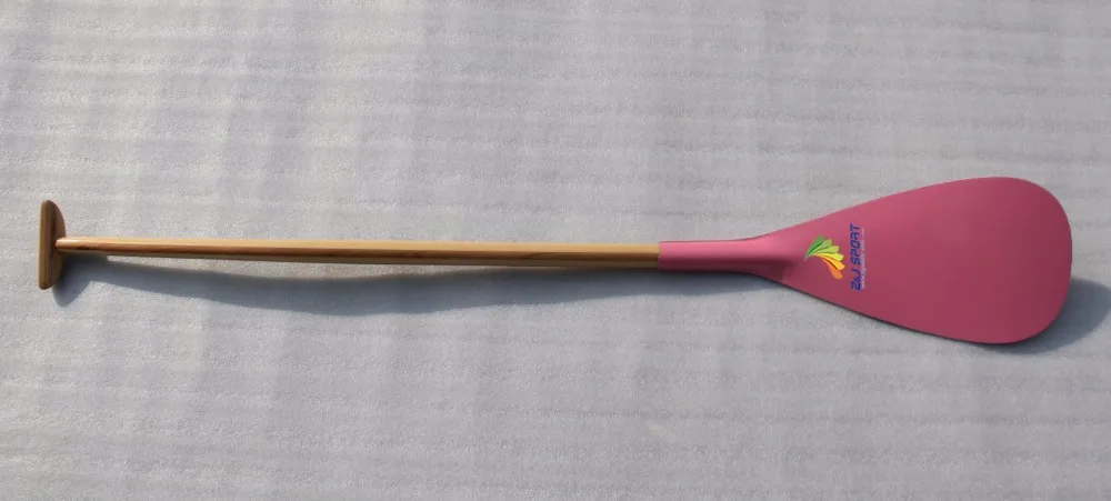 Hybrid Outrigger Canoe Paddle-Pink