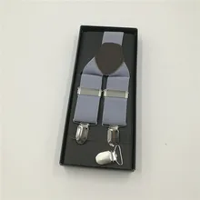 LGFD1764 высококачественные кожаные наконечники мужской костюм подтяжки Ширина 3,5 см мужские подтяжки с 3 зажимами