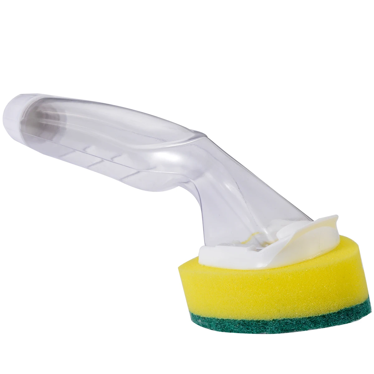 1pc Dish Washing Tool Soap Dispenser Handle Cleaning Sponge Brush Cleaning Detergent Sticks Magic Stick Kitchen Clean Tools