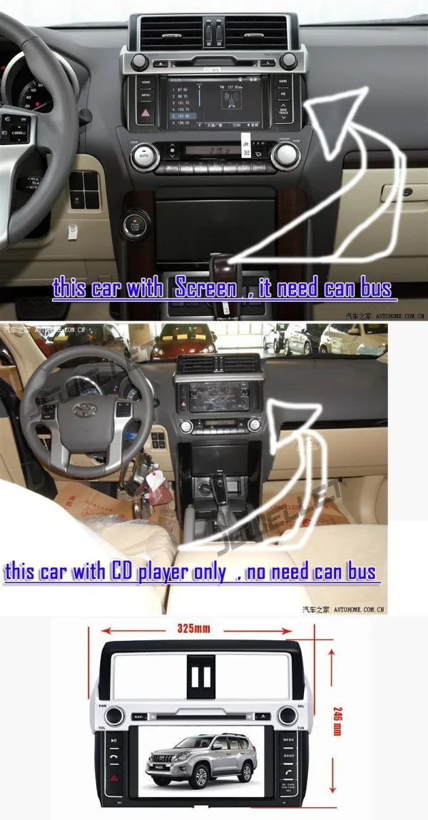 Best 9" Quad core 1024*600 HD screen Android 9.0 Car DVD GPS radio Navigation for Toyota Land Cruiser Prado 2014-2016 0 Best 9" Quad core 1024*600 HD screen Android 9.0 Car DVD GPS radio Navigation for Toyota Land Cruiser Prado 2014-2016 0