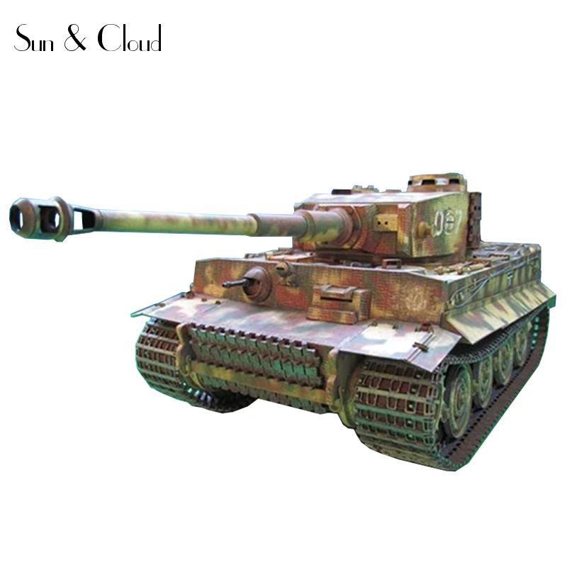 

1:25 DIY 3D Germany Tiger Tank GPM Version High definition Paper Model Assemble Hand Work Puzzle Game DIY Kids Toy
