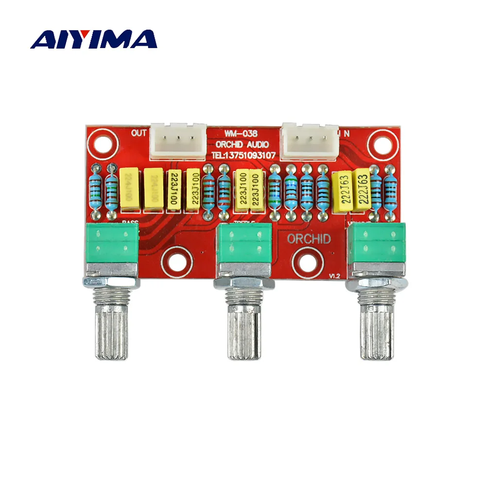 Aiyima HIFI усилитель пассивный тональная плата бас ВЧ регулятор громкости