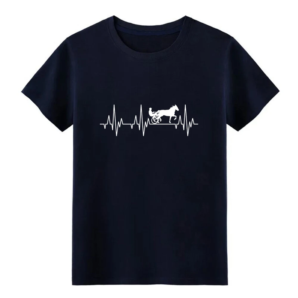 نبضات الخيول ركوب تسخير سباق الفروسية بواسطة قماش t قميص الرجال تصميم 100% القطن يا الرقبة الأساسية الصيف نمط التي شيرت