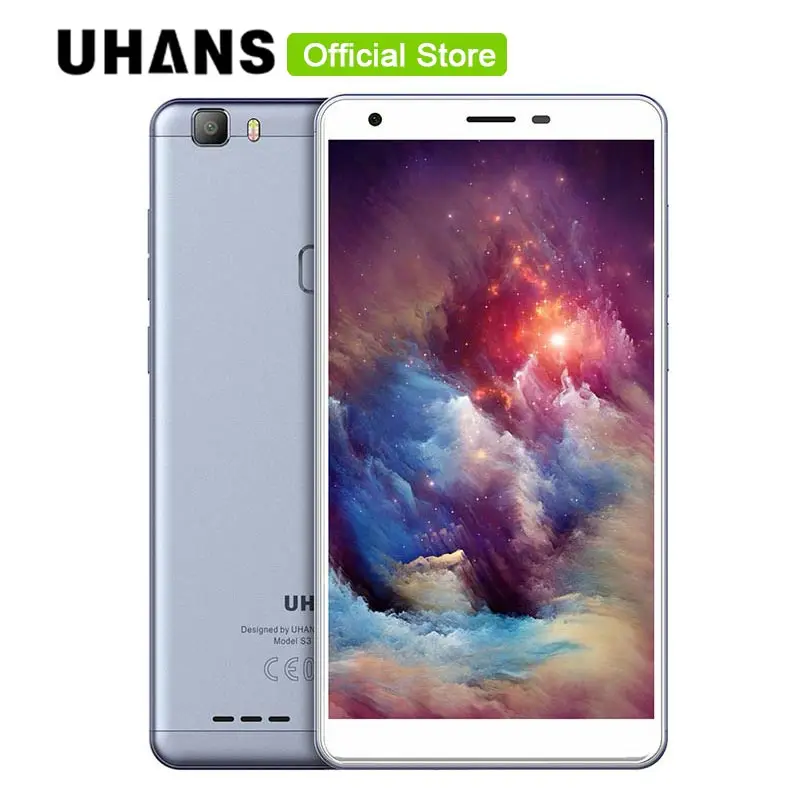 bilder für Uhans S3 6,0 Zoll IPS HD Handy 16 GB ROM 1 GB RAM Fingerprint ID 13MP + 5MP Kamera MTK6580A Quad Core Moive Spiel Smartphone bilder für Uhans S3 6,0 Zoll IPS HD Handy 16 GB ROM 1 GB RAM Fingerprint ID 13MP + 5MP Kamera MTK6580A Quad Core Moive Spiel Smartphone