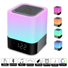 3 шт./лот USB Аккумуляторная Регулируемая Настольная лампа с Bluetooth Динамик Музыка Светодиодный Ночной светильник 48 цветов регулируемая настольная лампа светодиодный ночной Светильник
