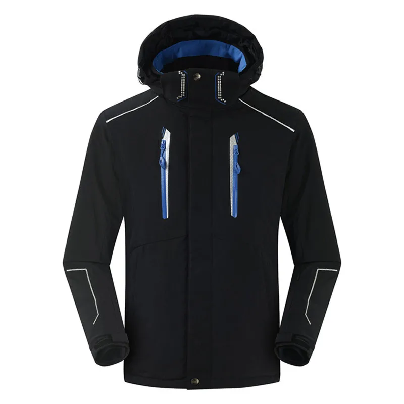 Высококачественная Мужская куртка, зимний костюм для сноуборда, Мужская Уличная теплая водонепроницаемая ветрозащитная дышащая одежда, мужская Лыжная одежда