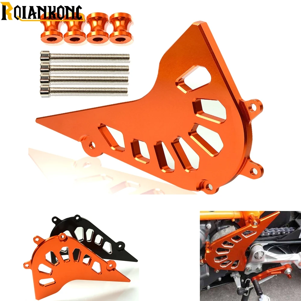 

CNC motorcycle Billet Front Sprocket Cover Engine Chain Guard Case Protection For KTM 390 Duke 2013-2015 RC390 2014-2015