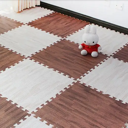 60x60x1 см EVA пенопластовый коврик 8 12 16 штук|faux wood mat|mat matcarpet piece |