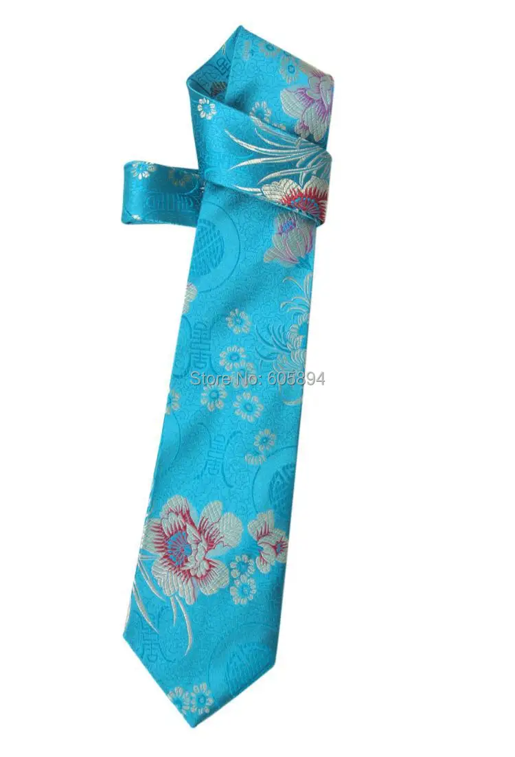 Жаккардовые календулы роскошный галстуки High End китайский стиль природный настоящее глазет мужчины мода стандартный галстуки подарки на