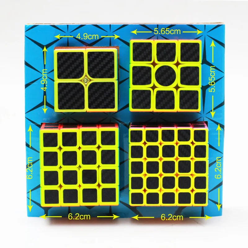 Zcube наборы 2x2x2 3x3x3 4x4x4 5x5x5 магические кубики детские игрушки головоломки на время куб обучающий развивающий магический куб игрушки подарки