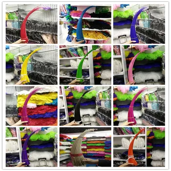 

Gorgeous 100pcs beautiful 15 Color Ostrich feathers spine 16-20inch/40-50cm diy holiday party supplies