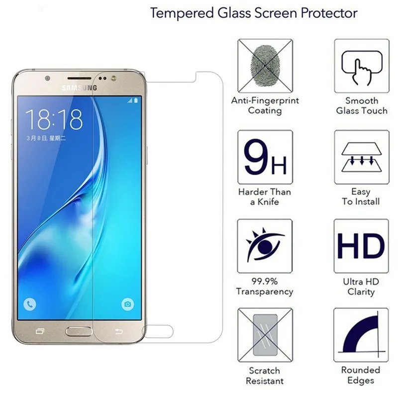 

ON SALE 9H 2.5D GULYNN Tempered Glass For Samsung Galaxy A3 5 A7 A6 A8 Plus J2 J3 J5 J7 J4 J6 2017 2018 Upgrade Protective Film