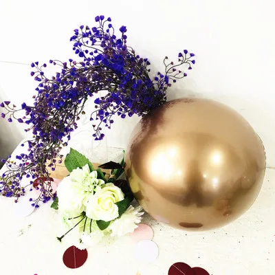 18 дюймов латексные воздушные шары золотистый, серебристый, металлический цвет круглые антиоксидантные декоративные шары Свадьба День Рождения декоративные шары для вечеринки